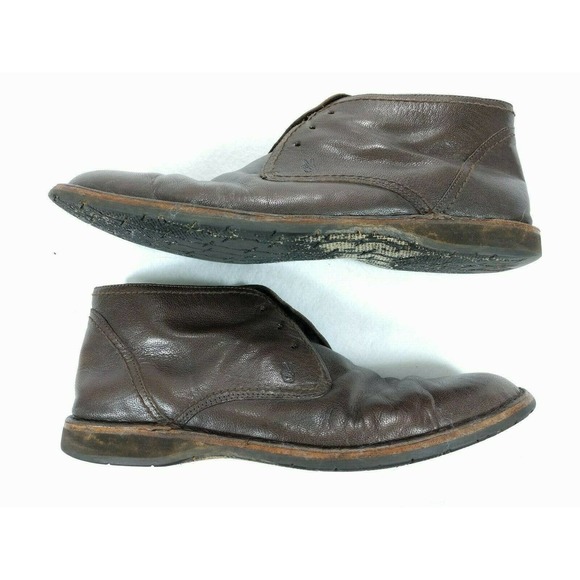John Varvatos USA Dark Brown Chukka Boots 11